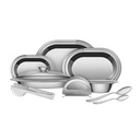 JUEGO PARA SERVIR EN ACERO INOXIDABLE 10 PIEZAS CICLO