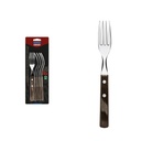 JUEGO TENEDORES DE MESA PARA CHURRASCO 6 PIEZAS POLYWOOD