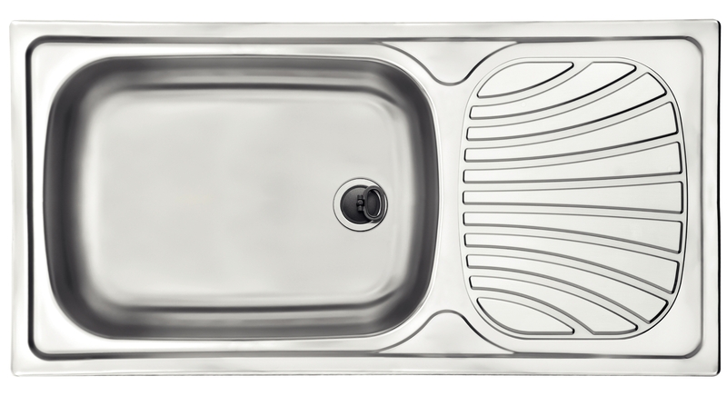 LAVAPLATOS ALPHA 56R, PERFECTA, DE EMPOTRAR, EN ACERO INOX., 100x50 CM.