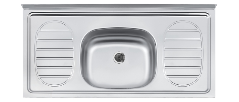 LAVAPLATOS FILO 40 FX, STANDARD, DE SOBREPONER EN ACERO INOX., 100X50 CM