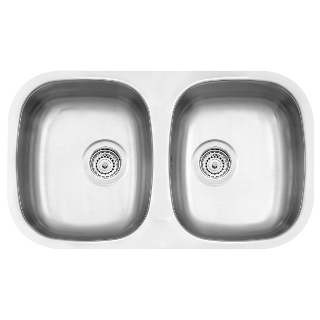 LAVAPLATOS ISIS 2C 34 BL, PRIME, DE EMPOTRAR CON REBALSE, EN ACERO INOX., 76.80X44.60 CM