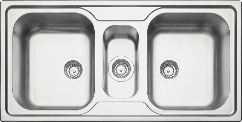 [93830123] LAVAPLATOS MAREA 2.5 C 34, PRIME, DE EMPOTRAR, EN ACERO INOX., 100X50 CM (desc)