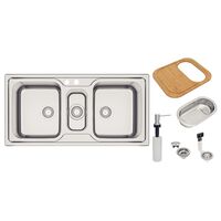 [93816533] LAVAPLATOS MAREA 2.5 C 34, PRIME, DE EMPOTRAR, EN ACERO INOX., 100X50 CM CON ACCESORIOS