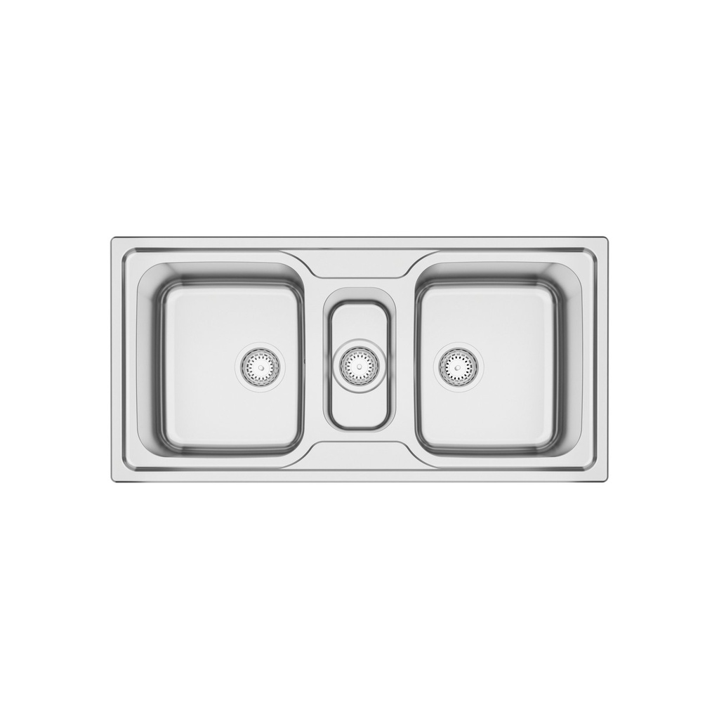 LAVAPLATOS MAREA 2.5 C 34, PRIME, DE EMPOTRAR, EN ACERO INOX., 100X50 CM REVERSIBLE