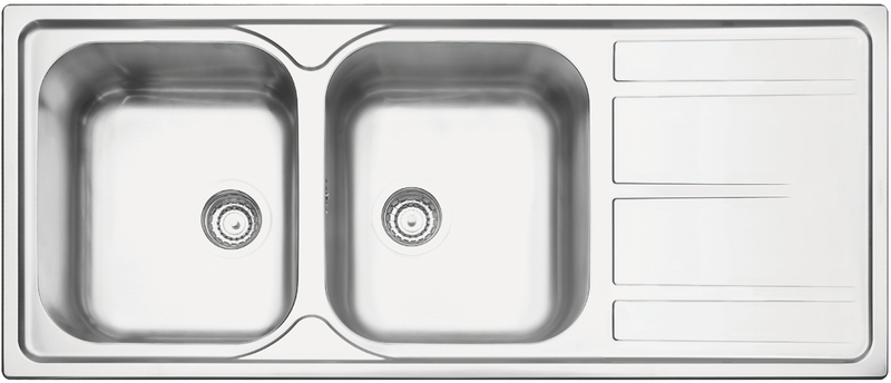 LAVAPLATOS MAREA 2C PLUS, PRIME, DE EMPOTRAR, EN ACERO INOX., 116X50 CM (Desc)
