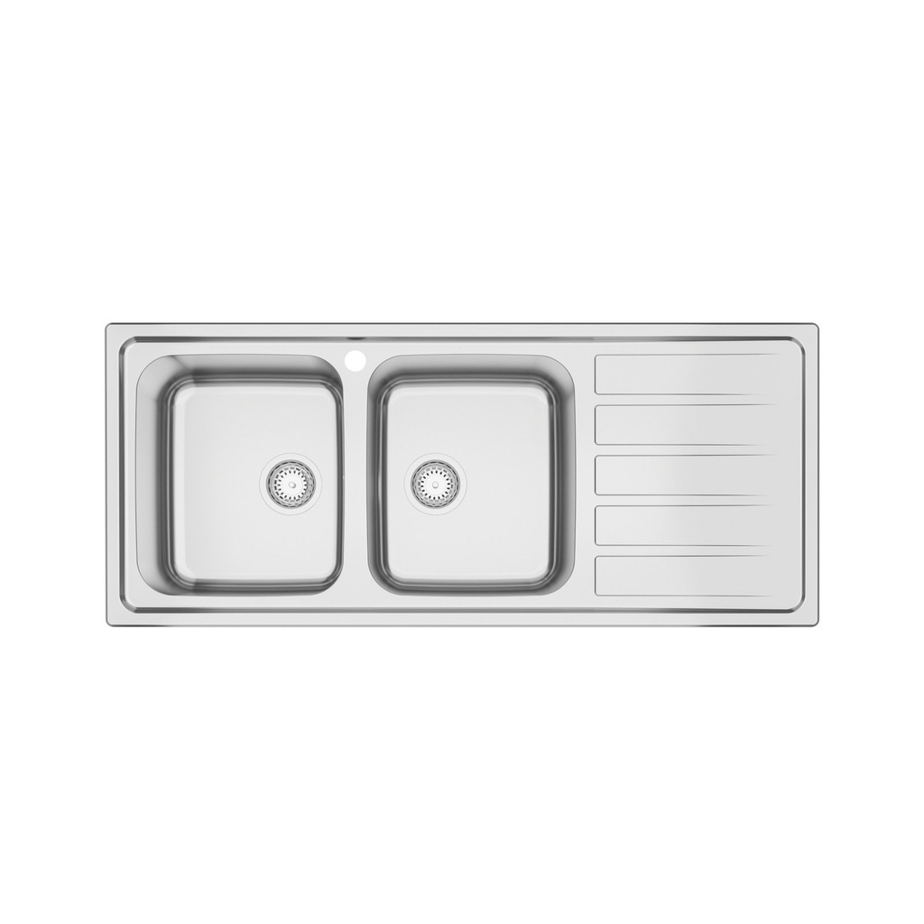 [93816613] LAVAPLATOS MAREA 2C PLUS, PRIME, DE EMPOTRAR, EN ACERO INOX., CON AGUJERO 16X50 CM