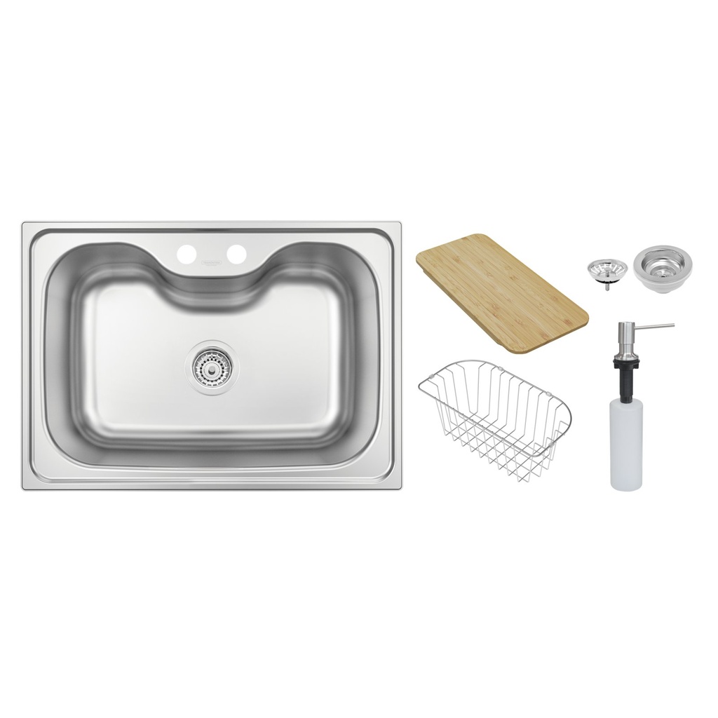 [93806282] LAVAPLATOS MORGANA 60 FX, PRIME, DE SOBREPONER, EN ACERO INOX., 69X49 CM, CON ACCESORIOS