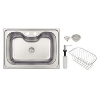 [93806592] LAVAPLATOS MORGANA 60FX UNDERMOUNT EN ACERO INOX 69X49 + ACCESORIOS