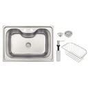 LAVAPLATOS MORGANA 60FX UNDERMOUNT EN ACERO INOX 69X49 + ACCESORIOS