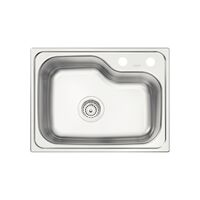 LAVAPLATOS MORGANA COMPACT 48 FX, PRIME, DE EMPOTRAR, EN ACERO INOX., 55X42 CM