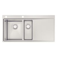 LAVAPLATOS SMOOTH 1.5C 34 EX, DE EMPOTRAR, EN ACERO INOX., 100X52 CM