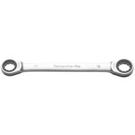 LLAVE ESTRIADA CON MATRACA 17X19 MM