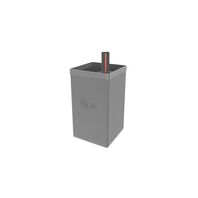 [78130065] MACETA AUTOIRRIGABLE GRIS, 800 ML, EMBALAJE DE REGALO