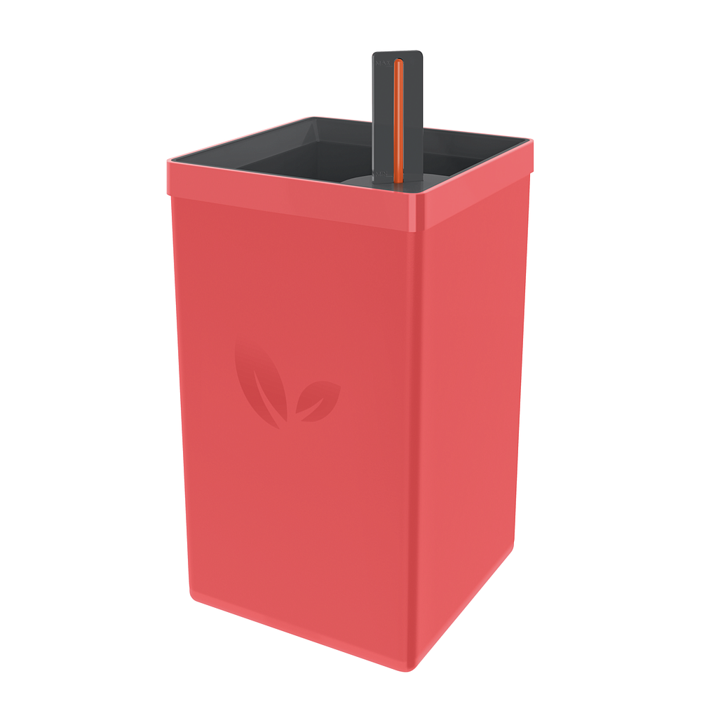 MACETA AUTOIRRIGABLE ROSA, 800 ML, EMBALAJE DE REGALO