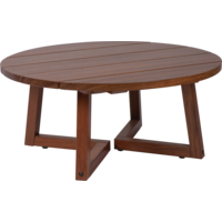 [14618371] MESA BAJA DE CENTRO DE MADERA Ø80 Y 35 CM. DE ALTO - LANATI