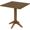 MESA CUADRADA DE MADERA TAUARI 70X70 CM. LONDON