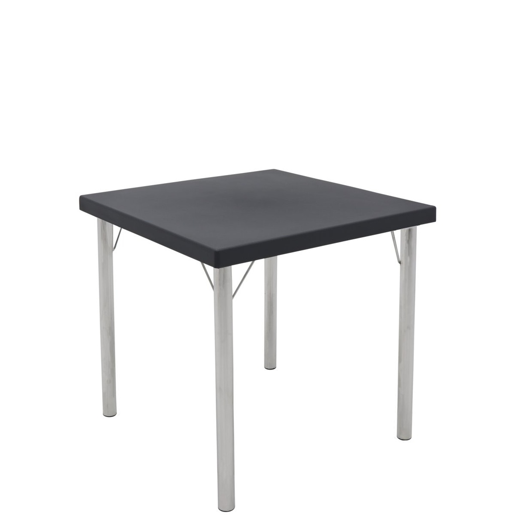 MESA CUADRADA GRAFITO 79 CM. BETA