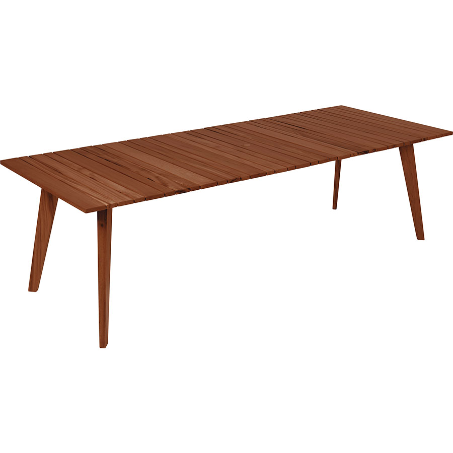 MESA DE MADERA MUIRACATIARA 258X100X75 CM. TOSCANA