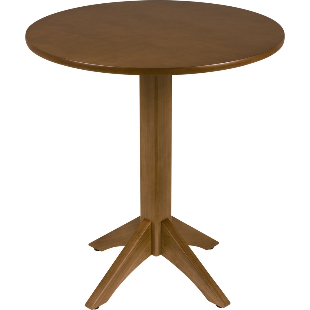 MESA REDONDA COLUMNA CENTRAL LONDON Ø 70 CM. (ALMENDRA)