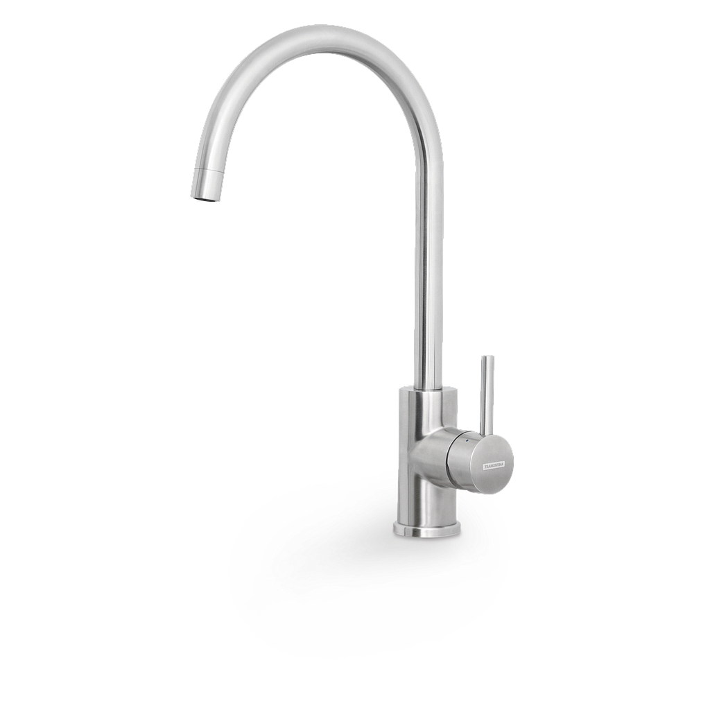 MEZCLADOR MONOCOMANDO ARKO, EN ACERO INOX.