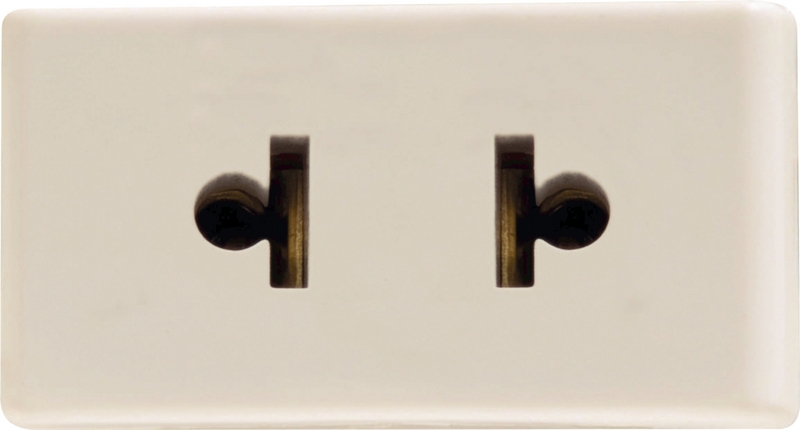 MODULO TOMACORRIENTE 2P UNIVERSAL 10A-15A 250V BEIGE