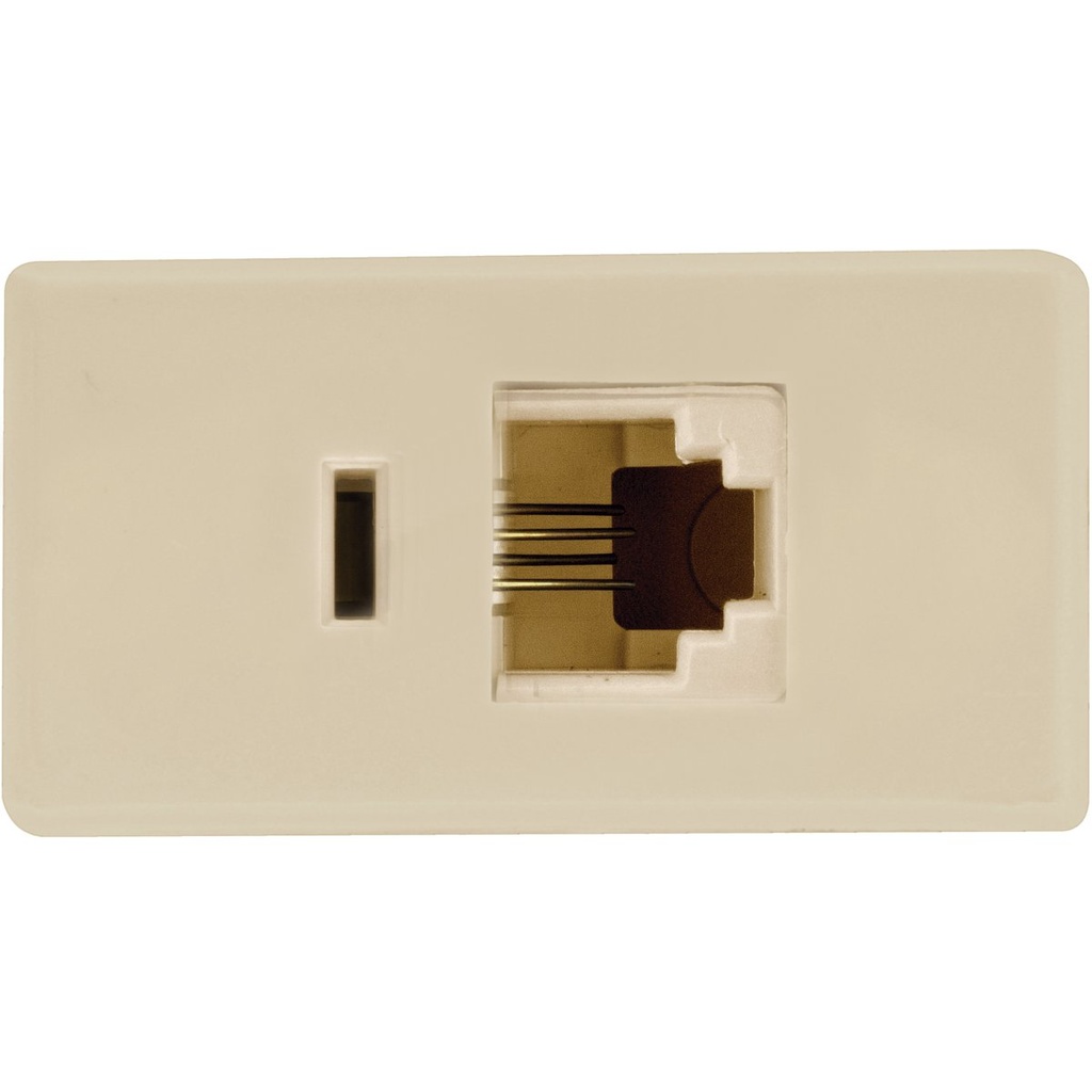 [57119056] MODULO TOMACORRIENTE RJ45 (CAT. 6) COLOR BEIGE