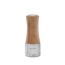 MOLINLLO DE BAMBU Y ACERO INOXIDABLE PARA SAL O PIMIENTA REALCE 