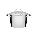OLLA PARA SPAGHETTI EN ACERO INOXIDABLE FONDO TRIPLE 5,5 L. Ø 22 CM. ALLEGRA