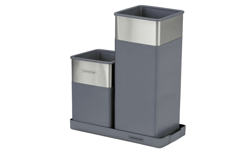 ORGANIZADOR ACERO INOXIDABLE 2PZAS