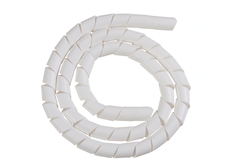 ORGANIZADOR DE CABLES  3/4" 5M BLANCO