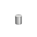 BASURERO SWING 12 L, TAPA DE VAIVEN, EN ACERO INOX.