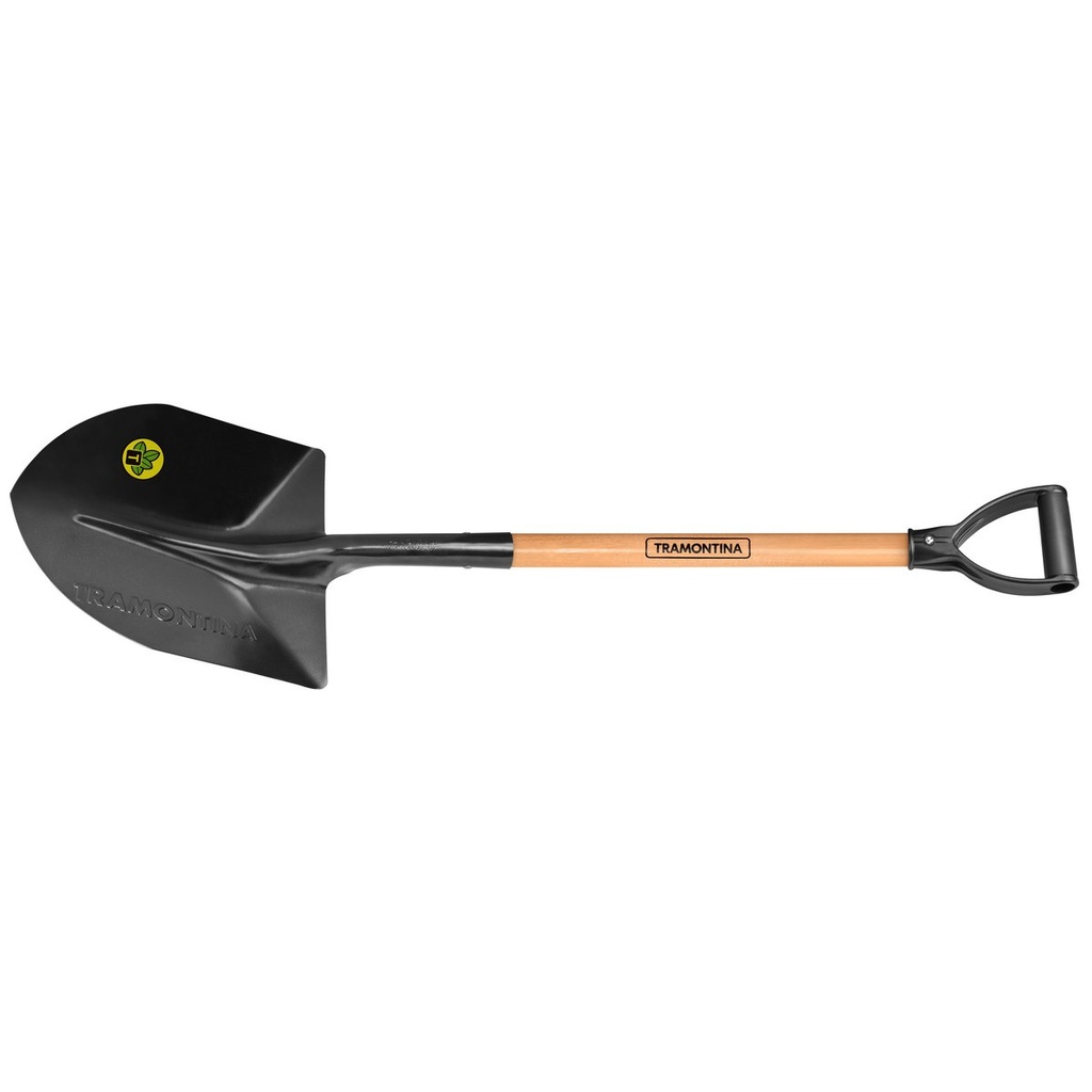 [77460434] PALA PUNTA HUEVO, MANGO MADERA 71CM