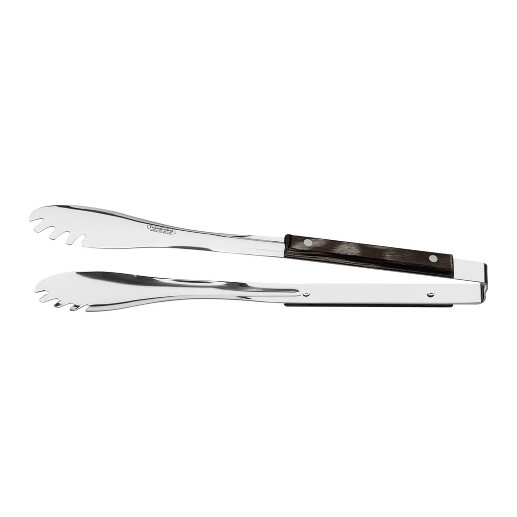 [21169190] PINZA PARA CARNE CON MANGO DE MADERA POLYWOOD