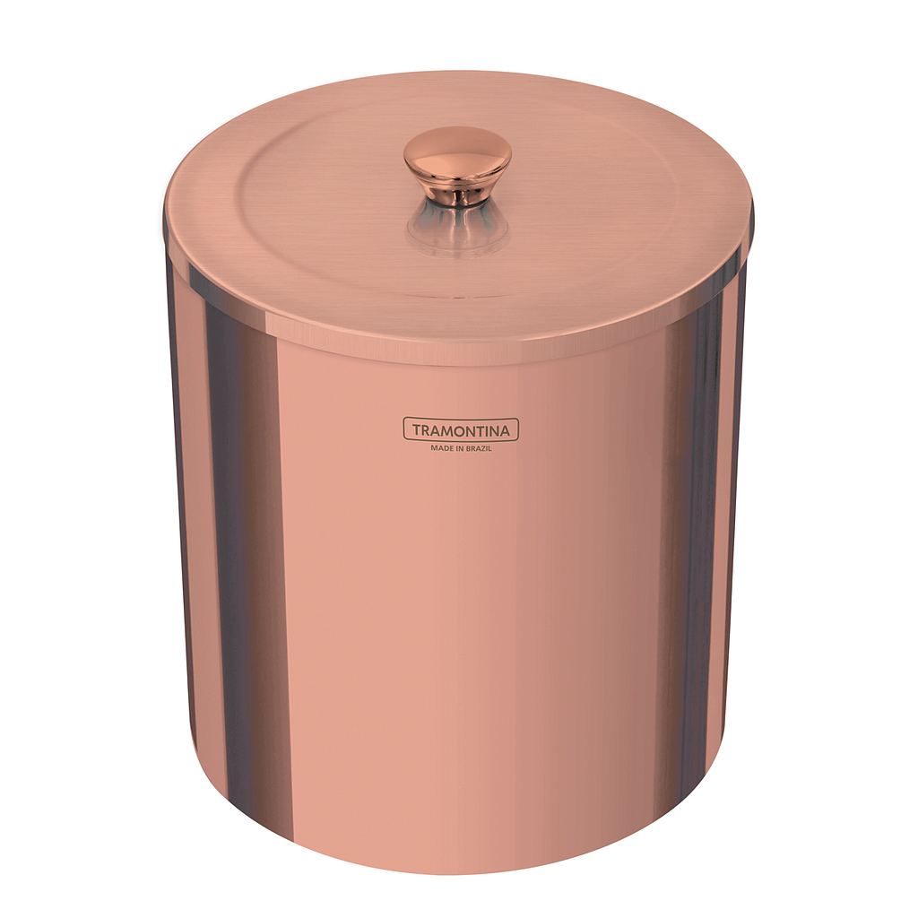 BASURERO UTIL ROSE 5 L, EN ACERO INOX.