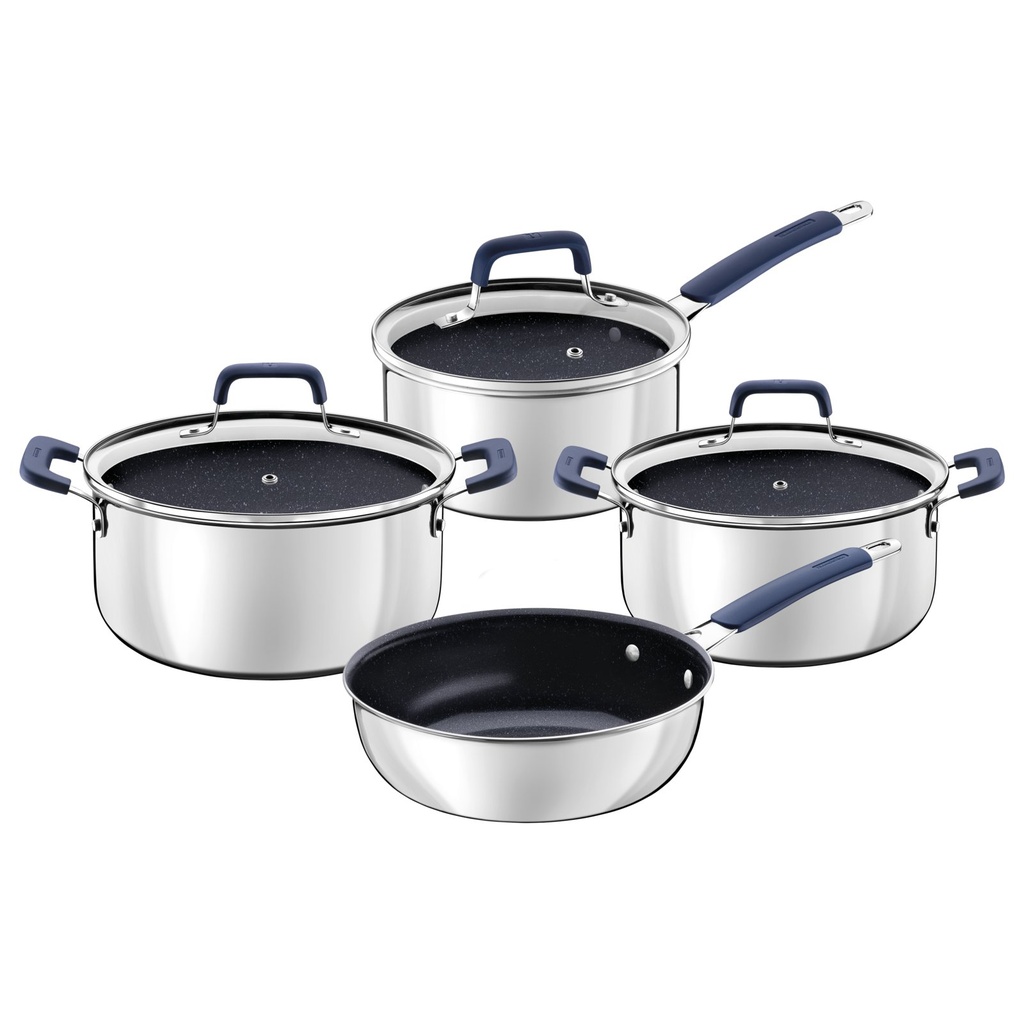 [28799030] BATERIA DE COCINA 4 PZAS ROMAGNA (Acero inoxidable)