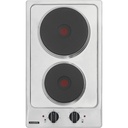 PLACA DE COCCION ELECTRICA DOMINO 2ER 30, PERFECTA, EN ACERO INOX., 30X50 CM