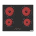COCINA ENCIMERA ELECTRICA NEW SQUARE TOUCH 4EV60CM