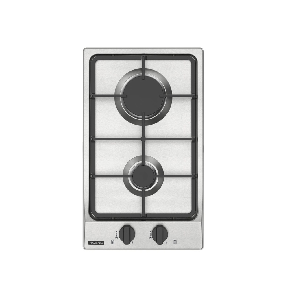 [94700421] COCINA ENCIMERA A GAS INOX DOMINO FF 2GX 30, EN ACERO INOX., 30X50 CM