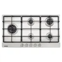 PLACA DE COCCION PENTA PLUS 5GX TRI HE SAFESTOP 75, PRIME, CON TRIPLE LLAMA, EN ACERO INOX., 90X50 CM