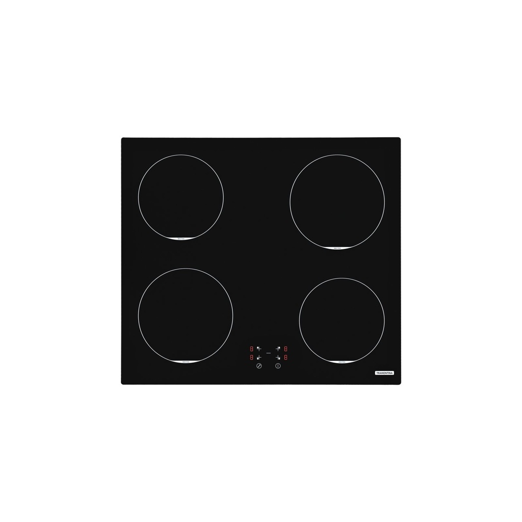 PLACA DE COCCION POR INDUCCION SQUARE BASIC 4EI 60, PERFECTA, EN VIDRIO TEMPLADO, 59X52 CM.