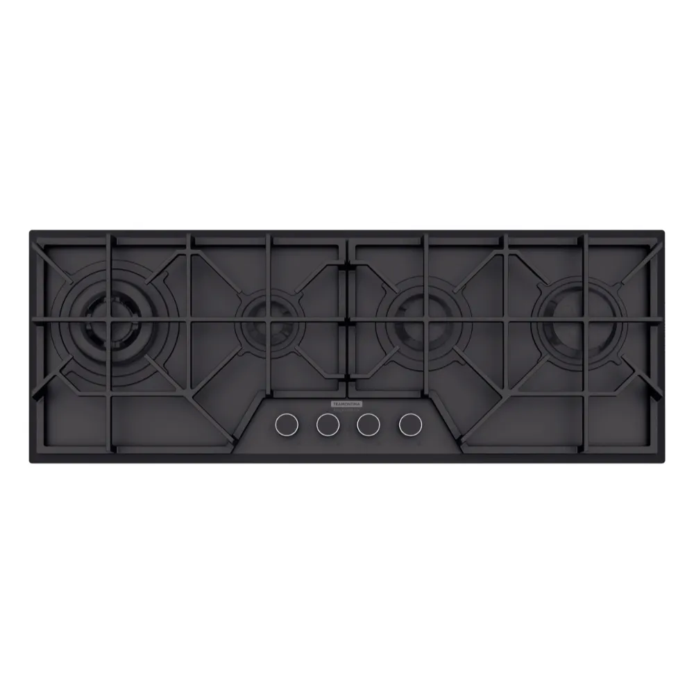 PLACA DE COCCION SLIM GLASS BLACK SERIES 4GG B100 SAFESTOP, DESIGN COLLECTION, EN VIDRIO TEMPLADO, 101,5X38 CM.