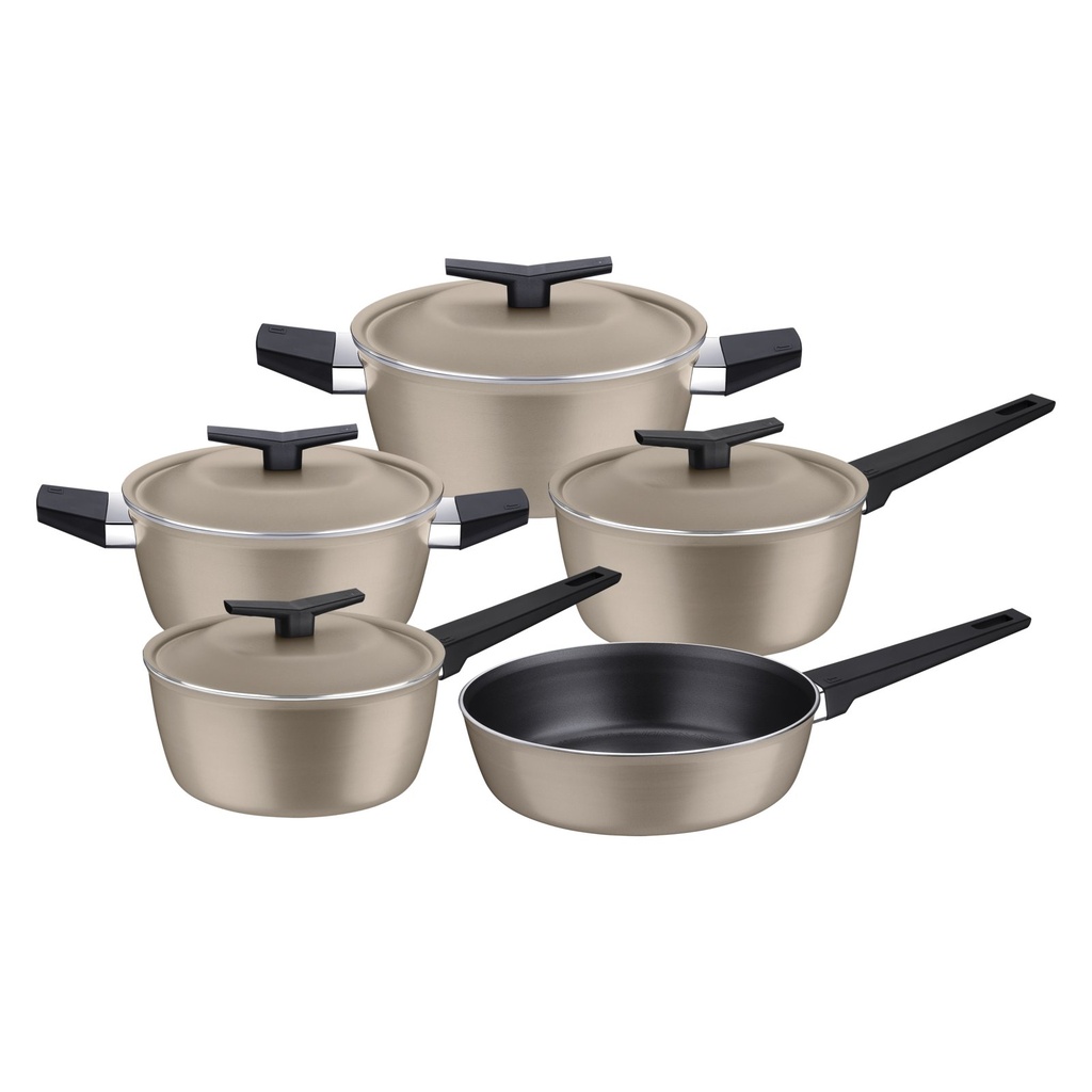 JUEGO DE OLLAS 5 PIEZAS SPEZIA INDUCCION