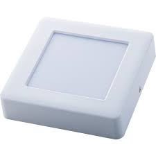PLAFON LED CUARADO SOBREPONER 12W 3000K LUZ AMARILLA