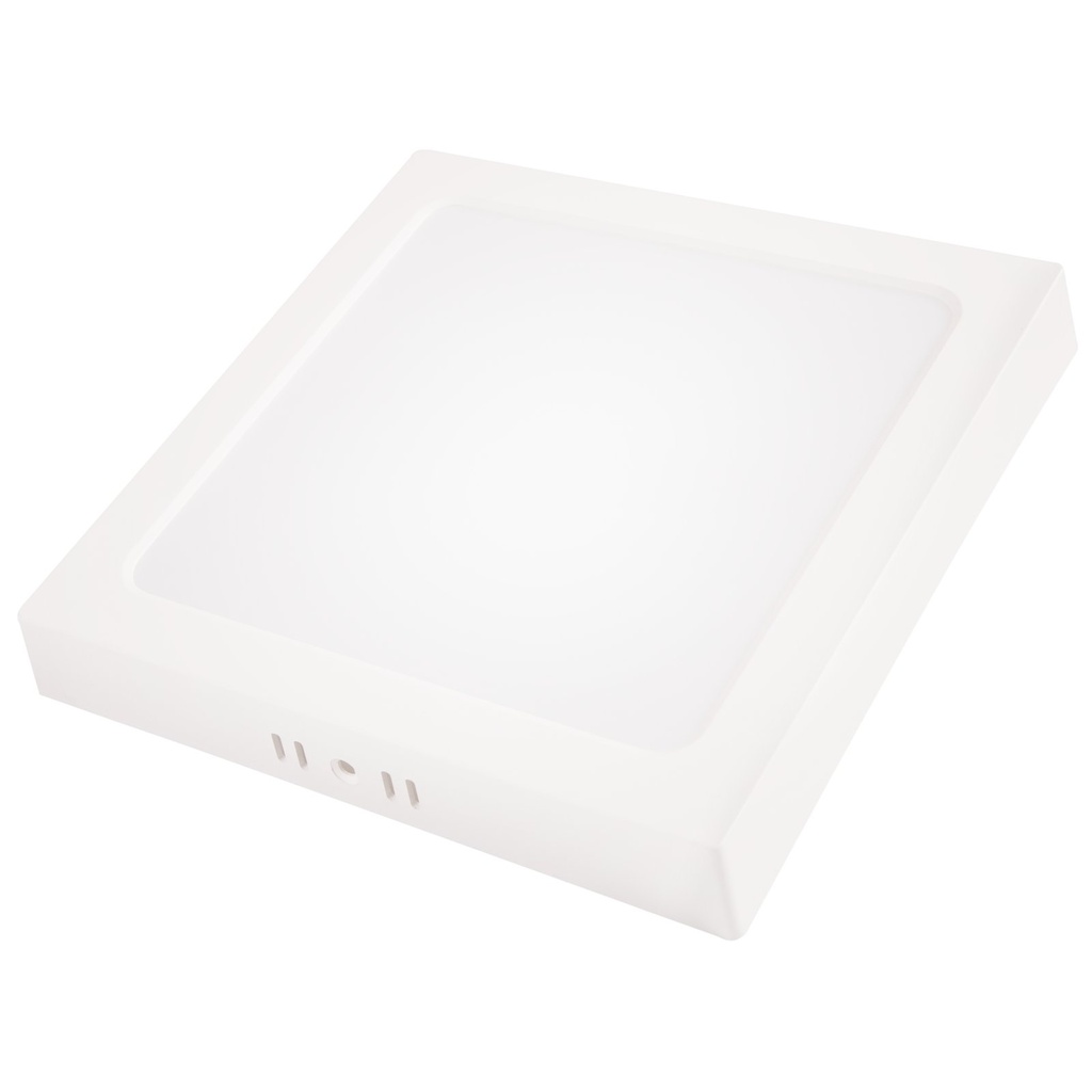 PLAFON LED CUARADO SOBREPONER 12W 3000K LUZ AMARILLA