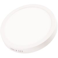 PLAFON LED REDONDO DE SOBREPONER 12W - 6500K LUZ BLANCA