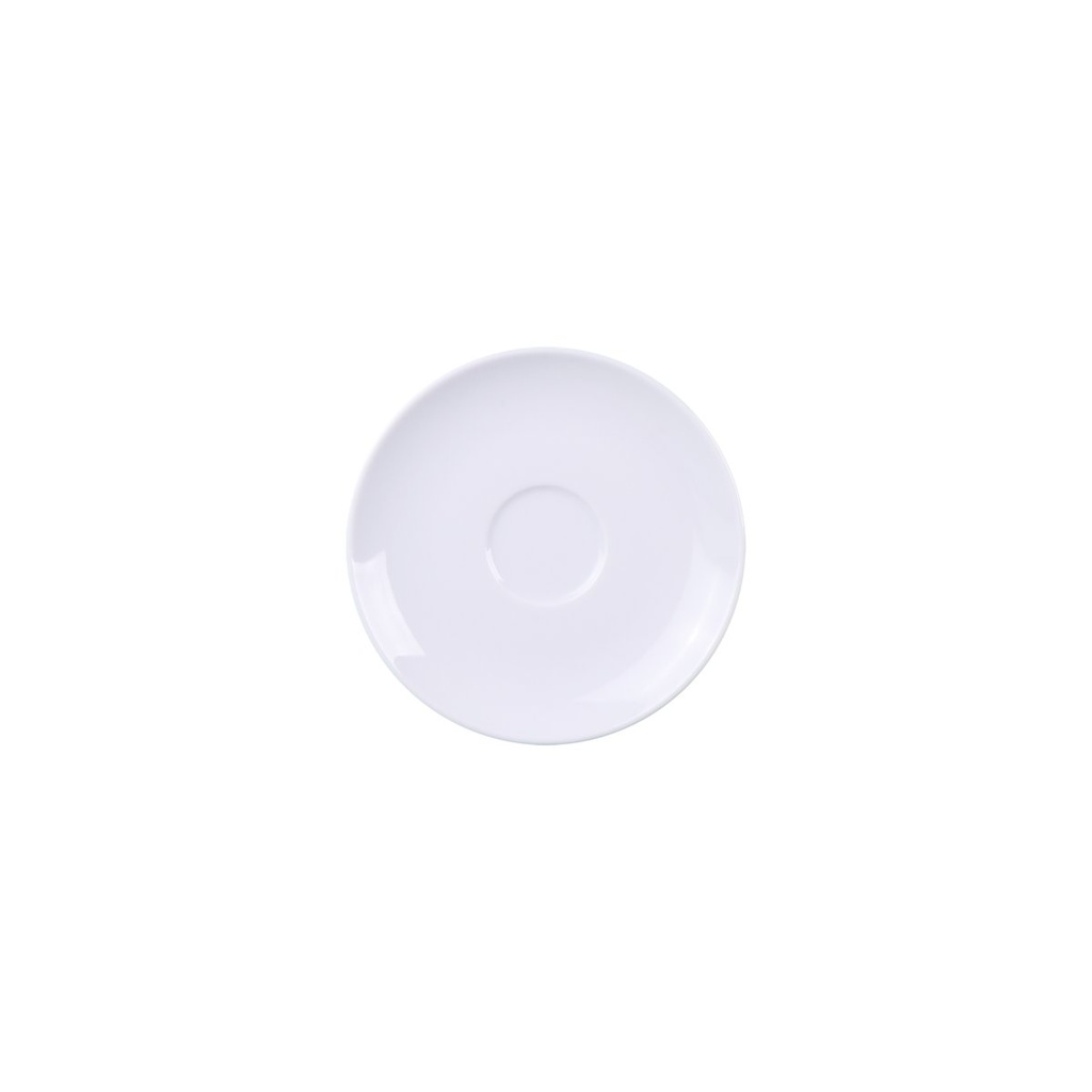 PLATILLO PARA CAPPUCCINO EN PORCELANA Ø15 CM. PAOLA