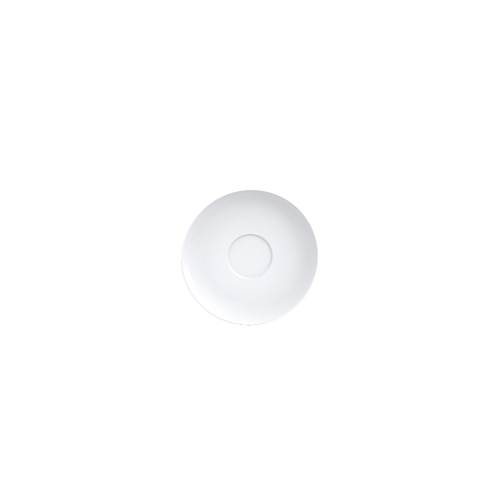 PLATILLO PARA CAPPUCCINO EN PORCELANA Ø15 CM. PAOLA