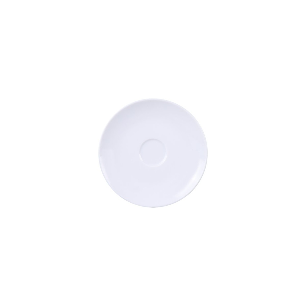 PLATILLO PARA EXPRESSO EN PORCELANA Ø13 CM. PAOLA