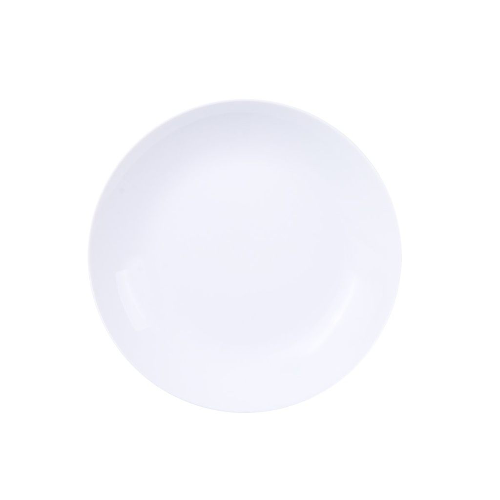 [96600210] PLATO HONDO EN PORCELANA Ø22 CM. BARBARA