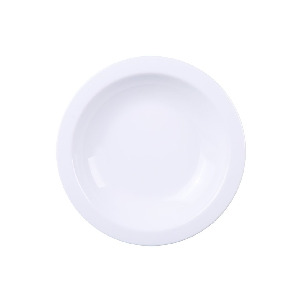 [96600110] PLATO HONDO EN PORCELANA Ø22 CM. PAOLA